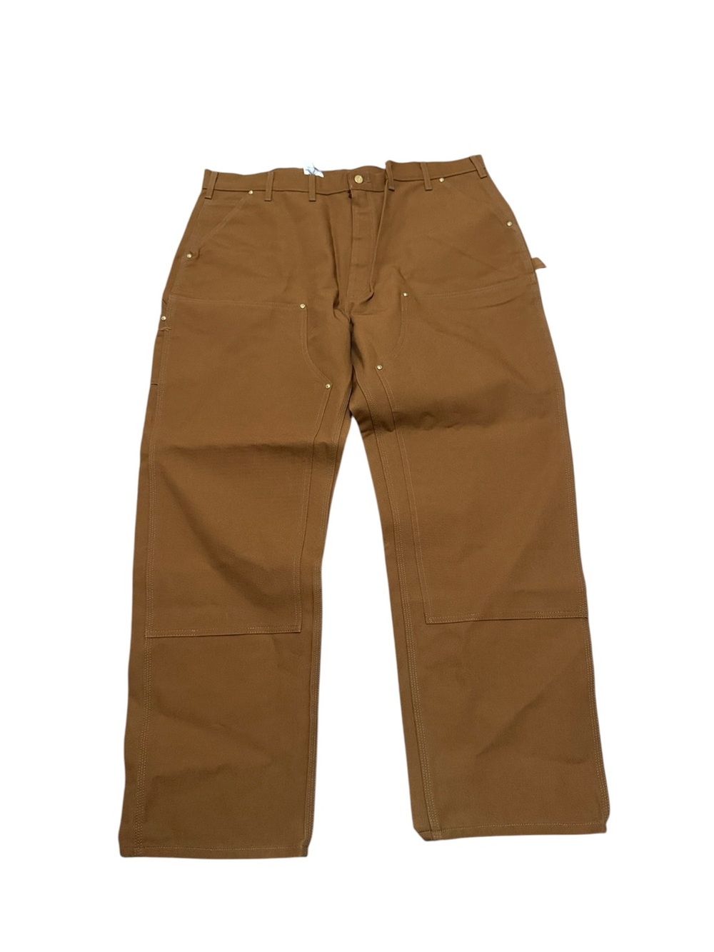 New VTG Carhartt Iconic B01 Firm Duck Double-Front Dungaree As is